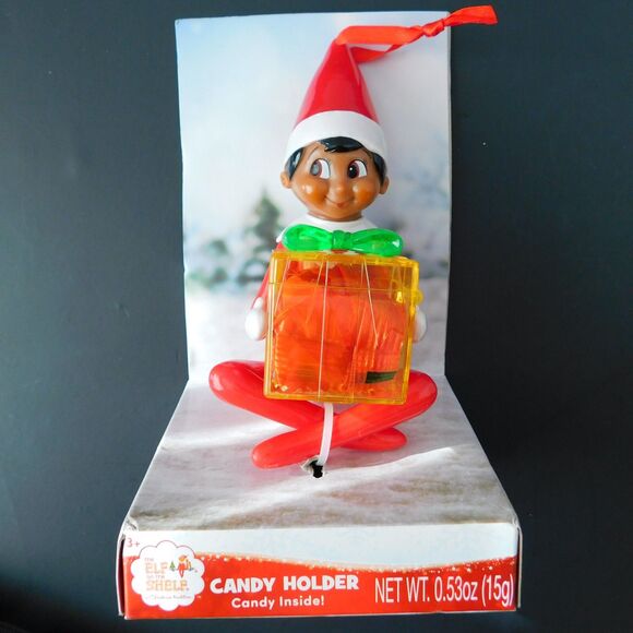 Elf On The Shelf LOT 3: Candy Holder Ornament Christmas Figurine, Book & Pull - Picture 2 of 16
